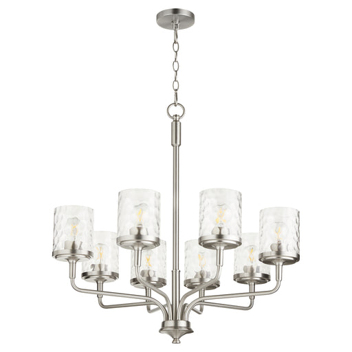 Quorum Home Quorum - 617-8-65 - Eight Light Chandelier - Satin Nickel