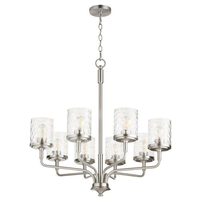 Quorum Home Quorum - 617-8-65 - Eight Light Chandelier - Satin Nickel