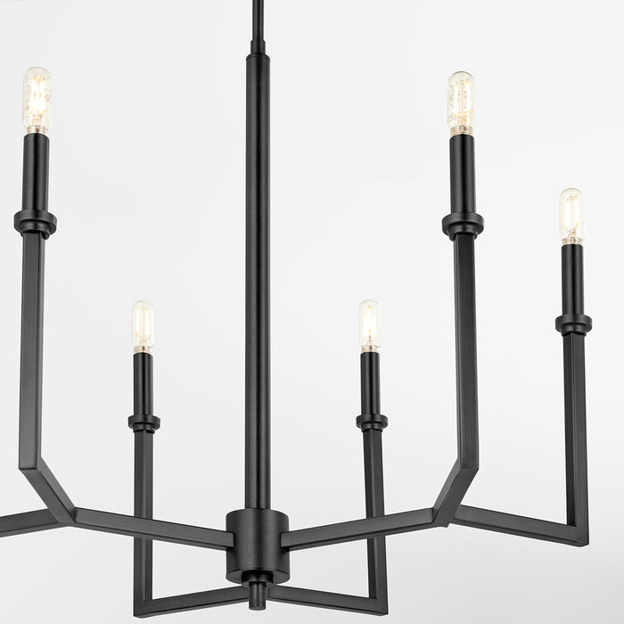 Quorum Home Quorum - 6174-6-59 - Six Light Chandelier - Matte Black