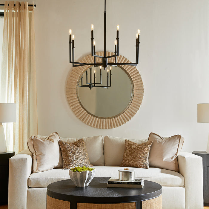 Quorum Home Quorum - 6174-8-59 - Eight Light Chandelier - Matte Black