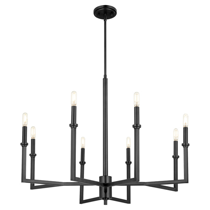 Quorum Home Quorum - 6174-8-59 - Eight Light Chandelier - Matte Black