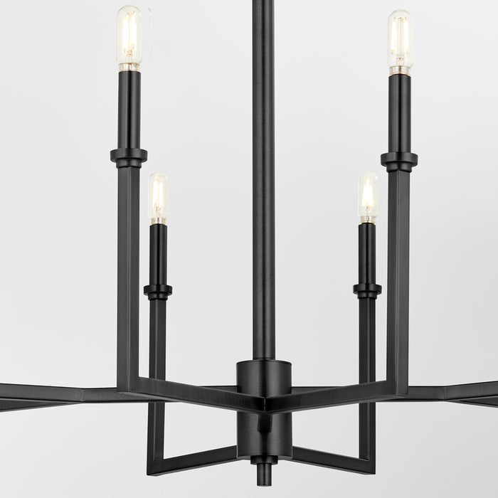 Quorum Home Quorum - 6174-8-59 - Eight Light Chandelier - Matte Black
