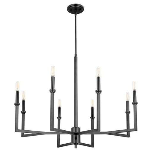 Quorum Home Quorum - 6174-8-59 - Eight Light Chandelier - Matte Black