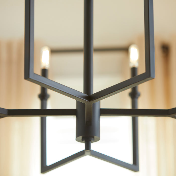 Quorum Home Quorum - 6174-8-59 - Eight Light Chandelier - Matte Black