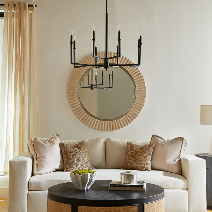 Quorum Home Quorum - 6174-8-59 - Eight Light Chandelier - Matte Black
