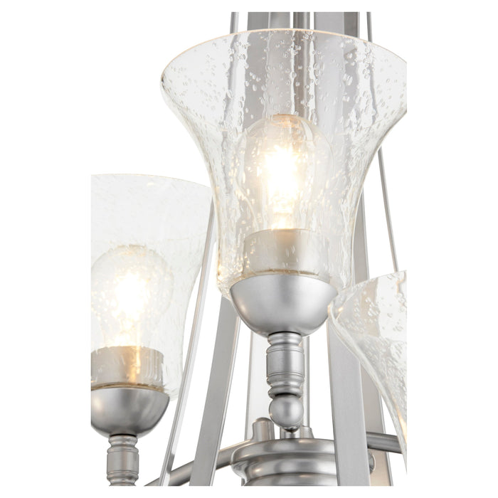 Aspen 9 Light Chandelier - Classic Nickel