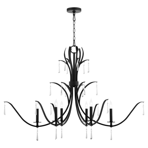 Quorum Home Quorum - 620-6-59 - Six Light Chandelier - Matte Black