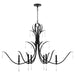 Quorum Home Quorum - 620-6-59 - Six Light Chandelier - Matte Black