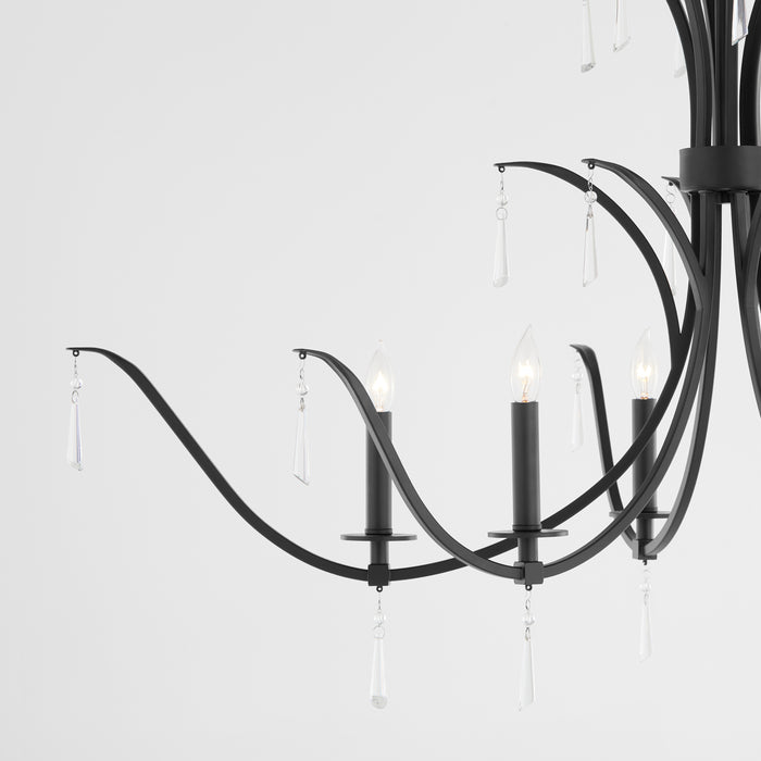 Quorum Home Quorum - 620-6-59 - Six Light Chandelier - Matte Black