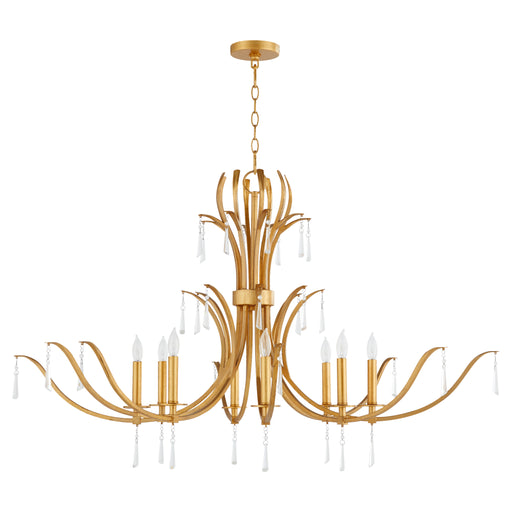 Quorum Home Quorum - 620-8-74 - Eight Light Chandelier - Gold Leaf