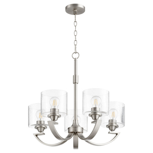 Quorum Home Quorum - 6202-5-65 - Five Light Chandelier - Satin Nickel