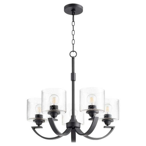 Quorum Home Quorum - 6202-5-69 - Five Light Chandelier - Textured Black