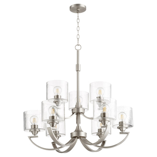 Quorum Home Quorum - 6202-9-65 - Nine Light Chandelier - Satin Nickel