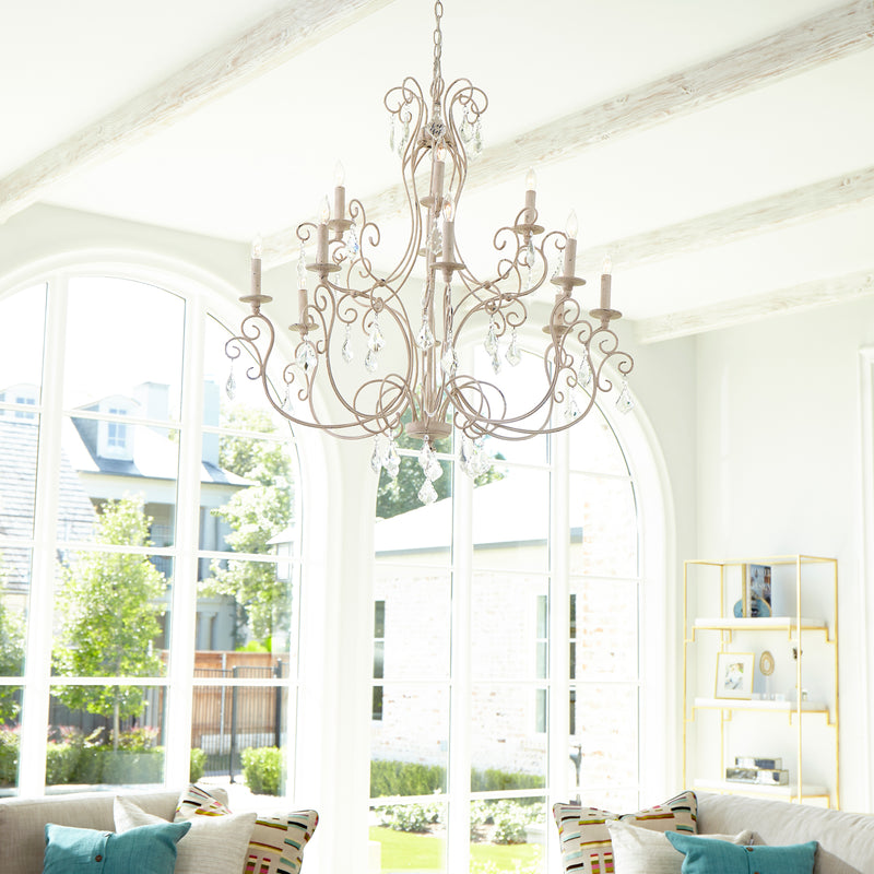 Quorum Home Quorum - 6205-12-70 - 12 Light Chandelier - Persian White