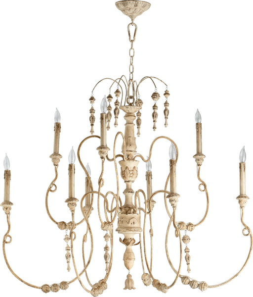 Quorum Home Quorum - 6206-9-70 - Nine Light Chandelier - Persian White