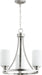 Quorum Home Quorum - 6207-3-65 - Three Light Chandelier - Satin Nickel