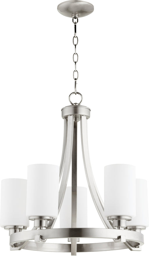 Quorum Home Quorum - 6207-5-65 - Five Light Chandelier - Satin Nickel