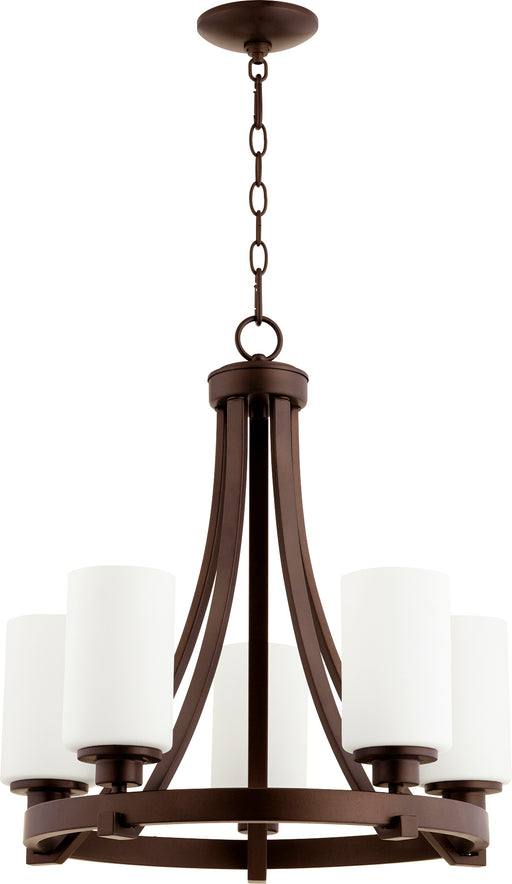 Quorum Home Quorum - 6207-5-86 - Five Light Chandelier - Oiled Bronze