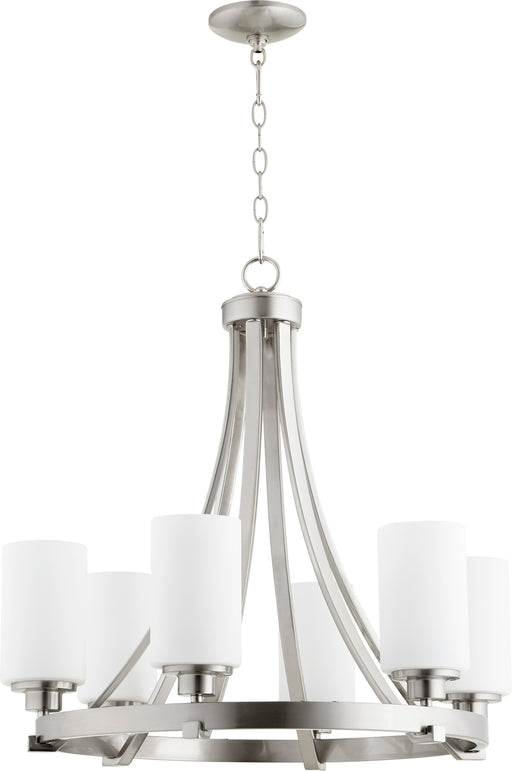 Quorum Home Quorum - 6207-6-65 - Six Light Chandelier - Satin Nickel