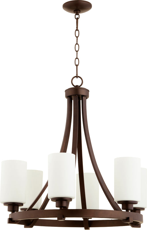 Quorum Home Quorum - 6207-6-86 - Six Light Chandelier - Oiled Bronze