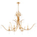 Quorum Home Quorum - 621-6-74 - Six Light Chandelier - Gold Leaf