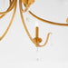 Quorum Home Quorum - 621-6-74 - Six Light Chandelier - Gold Leaf