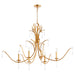 Quorum Home Quorum - 621-6-74 - Six Light Chandelier - Gold Leaf
