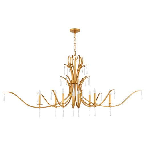 Quorum Home Quorum - 621-8-74 - Eight Light Chandelier - Gold Leaf