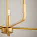Quorum Home Quorum - 6210-5-80 - Six Light Chandelier - Aged Brass