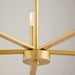Quorum Home Quorum - 6210-5-80 - Six Light Chandelier - Aged Brass