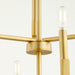 Quorum Home Quorum - 6210-9-80 - Nine Light Chandelier - Aged Brass