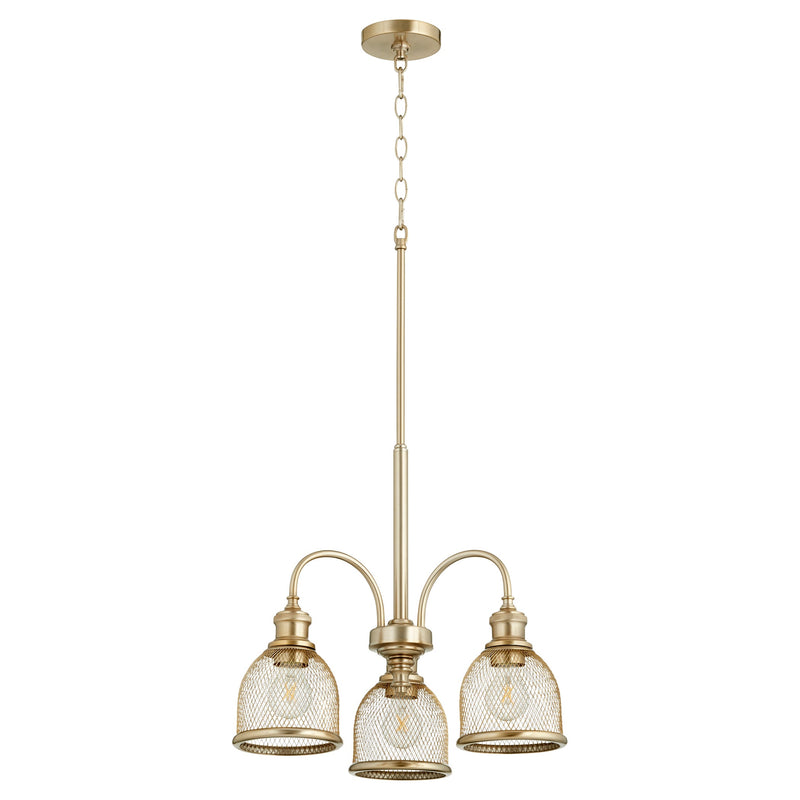 Omni 3 Light Convertible - Aged Brass