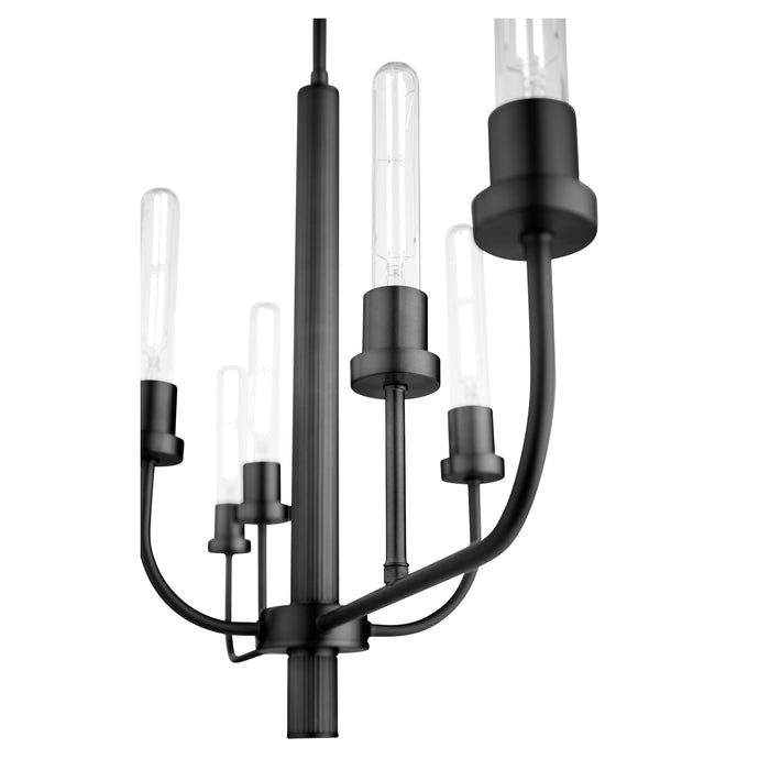 Quorum Home Quorum - 622-6-59 - Six Light Chandelier - Matte Black
