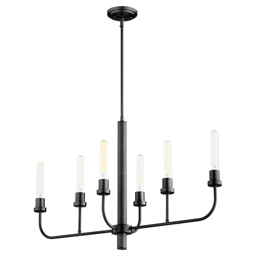 Quorum Home Quorum - 622-6-59 - Six Light Chandelier - Matte Black