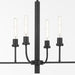Quorum Home Quorum - 622-8-59 - Eight Light Linear Chandelier - Matte Black