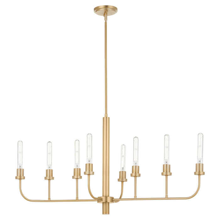Quorum Home Quorum - 622-8-80 - Eight Light Chandelier - Aged Brass