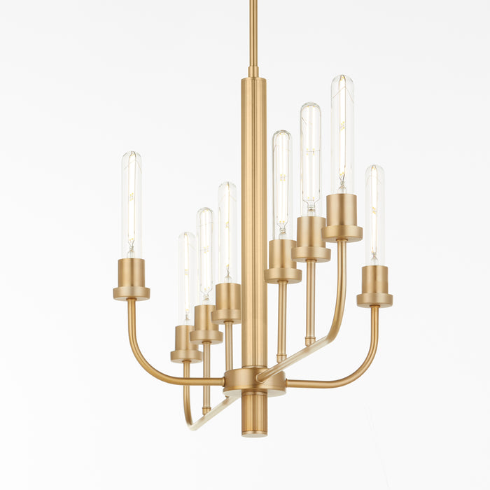 Quorum Home Quorum - 622-8-80 - Eight Light Chandelier - Aged Brass