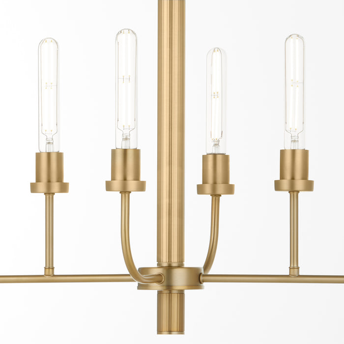 Quorum Home Quorum - 622-8-80 - Eight Light Chandelier - Aged Brass