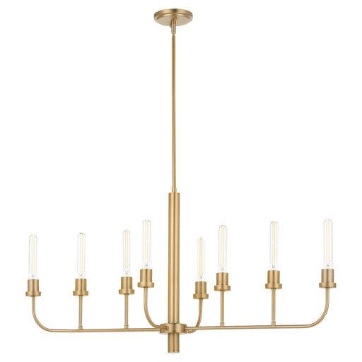 Quorum Home Quorum - 622-8-80 - Eight Light Chandelier - Aged Brass