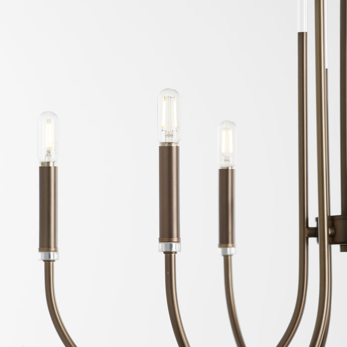 Quorum Home Quorum - 6223-6-81 - Six Light Chandelier - Dark Brass