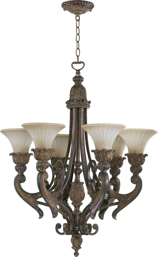 Quorum Home Quorum - 6230-6-88 - Six Light Chandelier - Corsican Gold