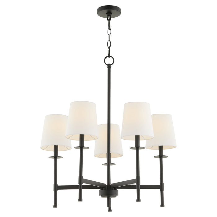 Quorum Home Quorum - 624-5-59 - Five Light Chandelier - Matte Black