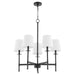 Quorum Home Quorum - 624-5-59 - Five Light Chandelier - Matte Black