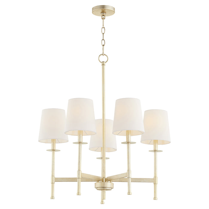 Quorum Home Quorum - 624-5-60 - Five Light Chandelier - Aged Silver Leaf