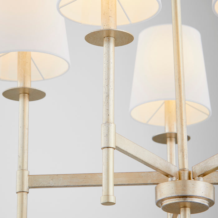 Quorum Home Quorum - 624-5-60 - Five Light Chandelier - Aged Silver Leaf