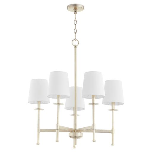Quorum Home Quorum - 624-5-60 - Five Light Chandelier - Aged Silver Leaf