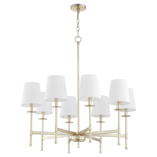 Quorum Home Quorum - 624-8-60 - Eight Light Chandelier - Aged Silver Leaf