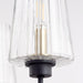 Quorum Home Quorum - 625-5-6980 - Five Light Chandelier - Textured Black w/ Aged Brass