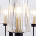 Quorum Home Quorum - 625-8-6980 - Eight Light Chandelier - Textured Black w/ Aged Brass
