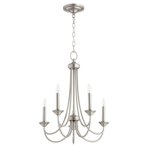 Quorum Home Quorum - 6250-5-65 - Five Light Chandelier - Satin Nickel